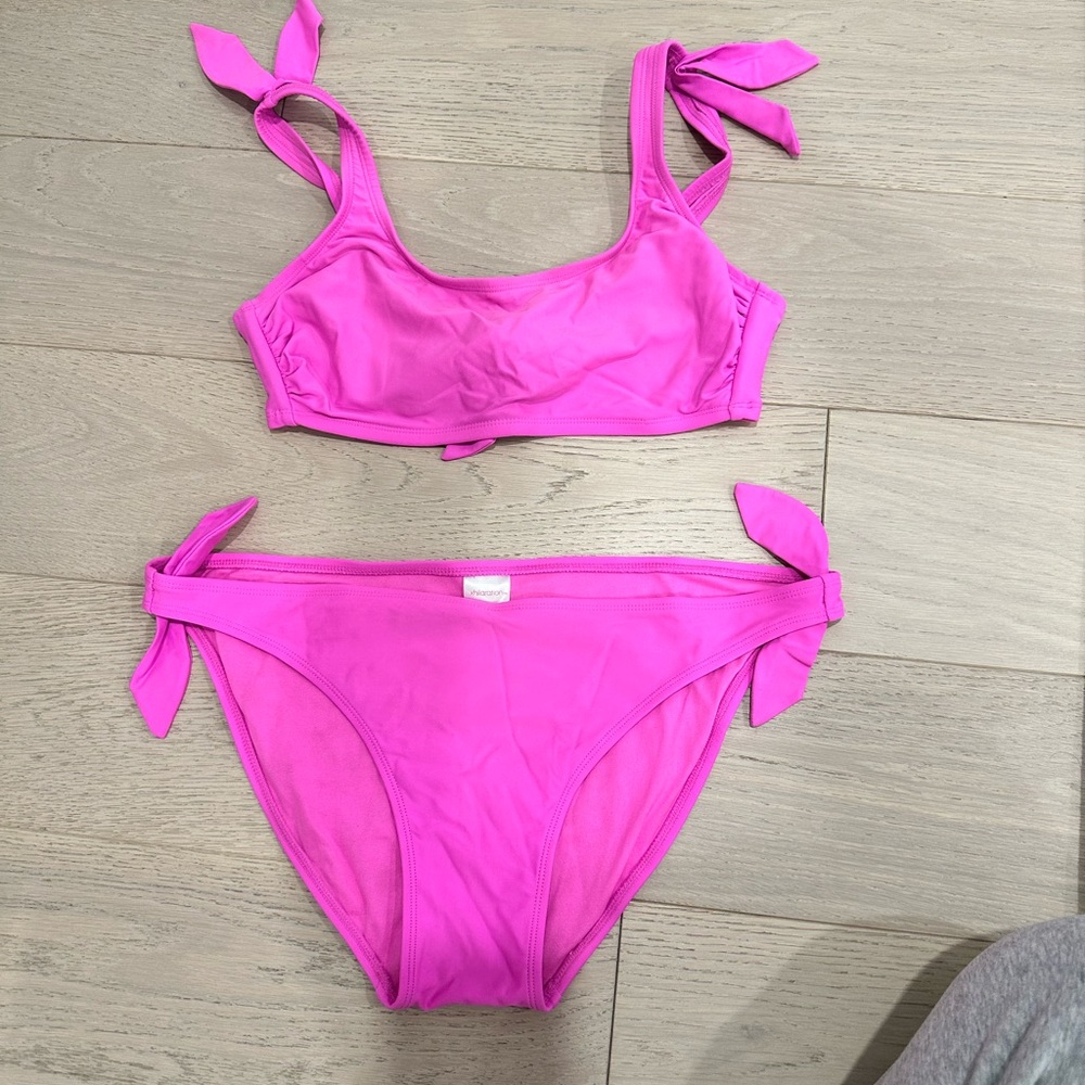 Xhiliration Swimwear Hot Pink Bikini